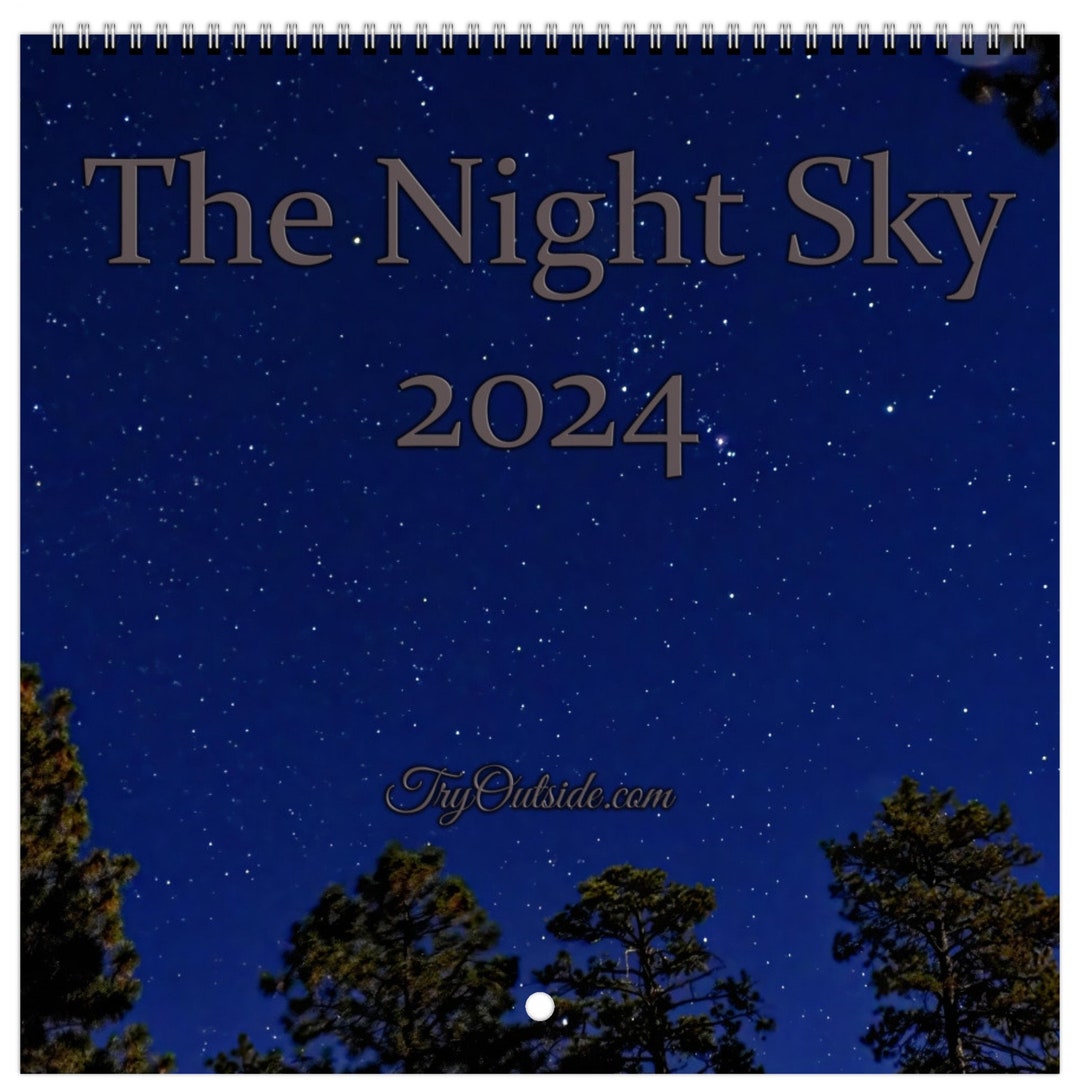 The Night Sky Calendar 2024 Etsy