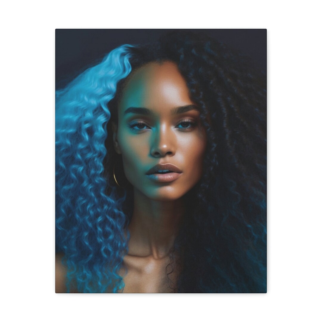 Ice Queen Canvas Art Print Etsy