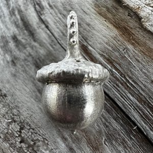 Acorn Pendant handmade .925 sterling silver Verge of Daybreak Forest Jewelry, Nature Jewelry