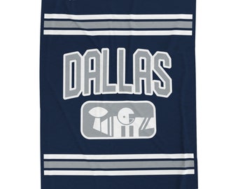 Dallas Football Velveteen Plush Throw Blanket