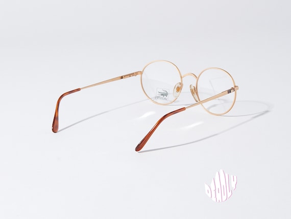Lacoste x L'Amy 916 F: Vintage Round Gold Eyeglas… - image 4