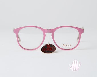 M.S&F Pinke 90s Vintage Brille (NOS) | Retro-Chic-Statement