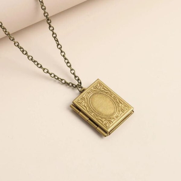 Book Necklace Etsy