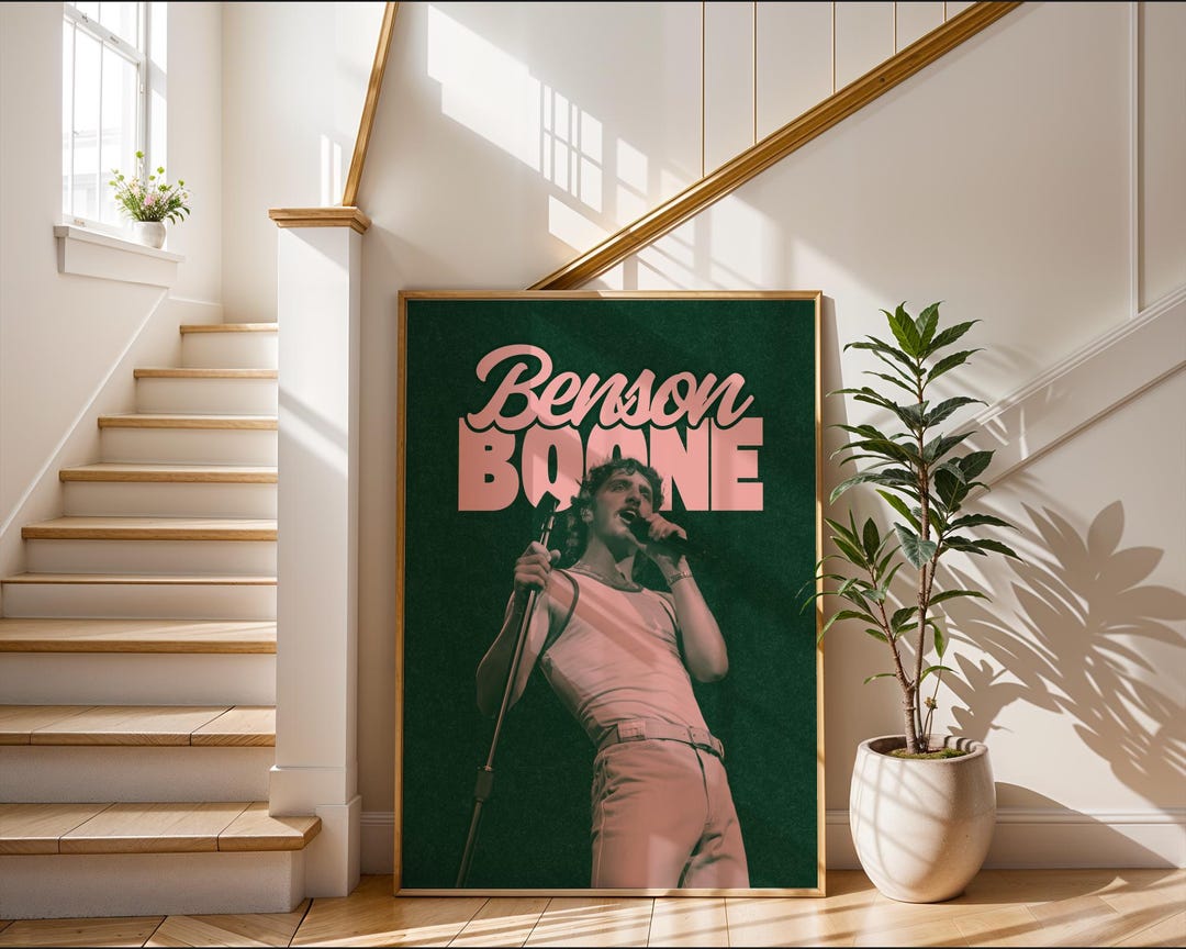 Benson Boone Inspired Poster Emotional Pop Wall Art Concert Print — free download