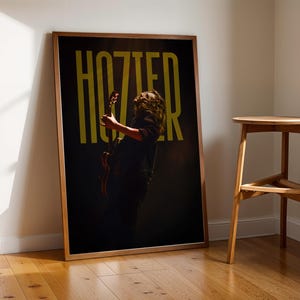 Hozier Poster | Moody Live Concert Art | Music Print | Indie Rock Wall Decor | Take Me to Church Inspired – Digital Download