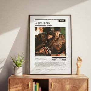 Crash Landing on You (2019) K- Drama | TV Show Poster Download - Colour/ Black & White Poster