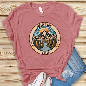 Protect the Earth Earth Day Shirt Environmental Gifts Reduce Reuse Recycle Earth Day Awareness Save the Earth Eco Friendly Earth Love
