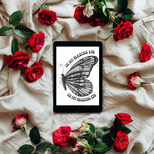 Kindle Lock Screen In My Reading Era Butterfly Book Customized Kindle Book Cover Kindle Wallpaper for Kindle Paperwhite Kindle Cover Display