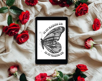 Kindle Lock Screen In My Reading Era Butterfly Book Customized Kindle Book Cover Kindle Wallpaper for Kindle Paperwhite Kindle Cover Display