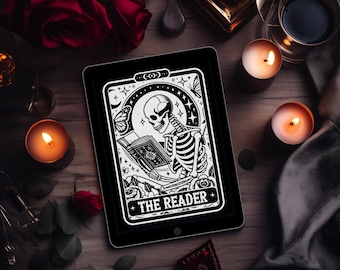 Kindle Lock Screen The Reader Customized Kindle Book Cover The Reader Tarot Kindle Wallpaper for Kindle Paperwhite Kindle Cover Display