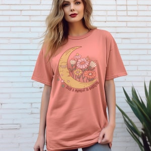 Take A Moment to Breathe Motivational T-shirt Inspirational Tee Positivity Shirt Positive Vibes Groovy Graphic Tees Motivation Quote Shirt