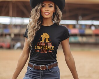 Line Dancing Shirt Funny Live Love Line Dance Dancer Gift Line Dancing Shirt Funny Live Love Line Dance Dancer Gift