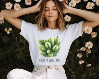 Hosta La Vista Baby Florist Pun Florist Shirt Flower Farmer Shirt Gift for Florist Floral Designer Tees Carnation Flower Gift Flower Pun