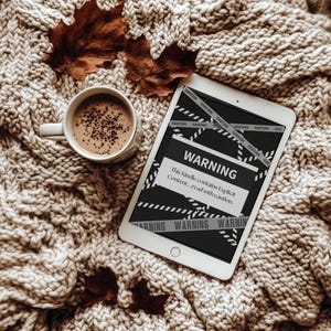 Kindle-låsskärm Varning för explicit innehåll Anpassat Kindle-bokomslag Kindle-bakgrund för Kindle Paperwhite Kindle-omslagsskärm