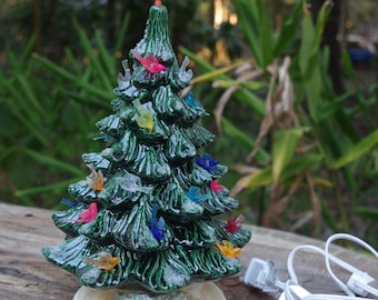 12 inch ceramic tabletop Christmas Tree