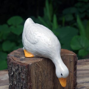 7 inch Head Down Duck Geese / Shelf Duck Figurine