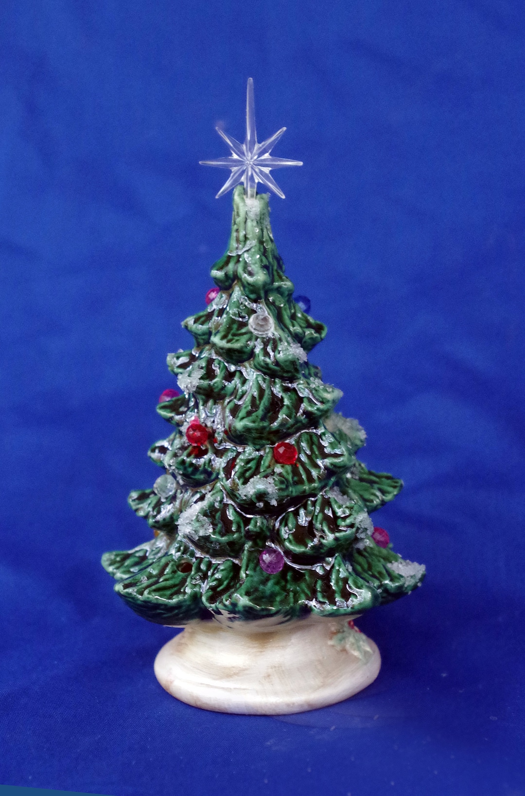 Adorable 5 Lighted Ceramic Christmas Tree Etsy