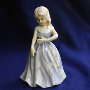 Ceramic girl figurine