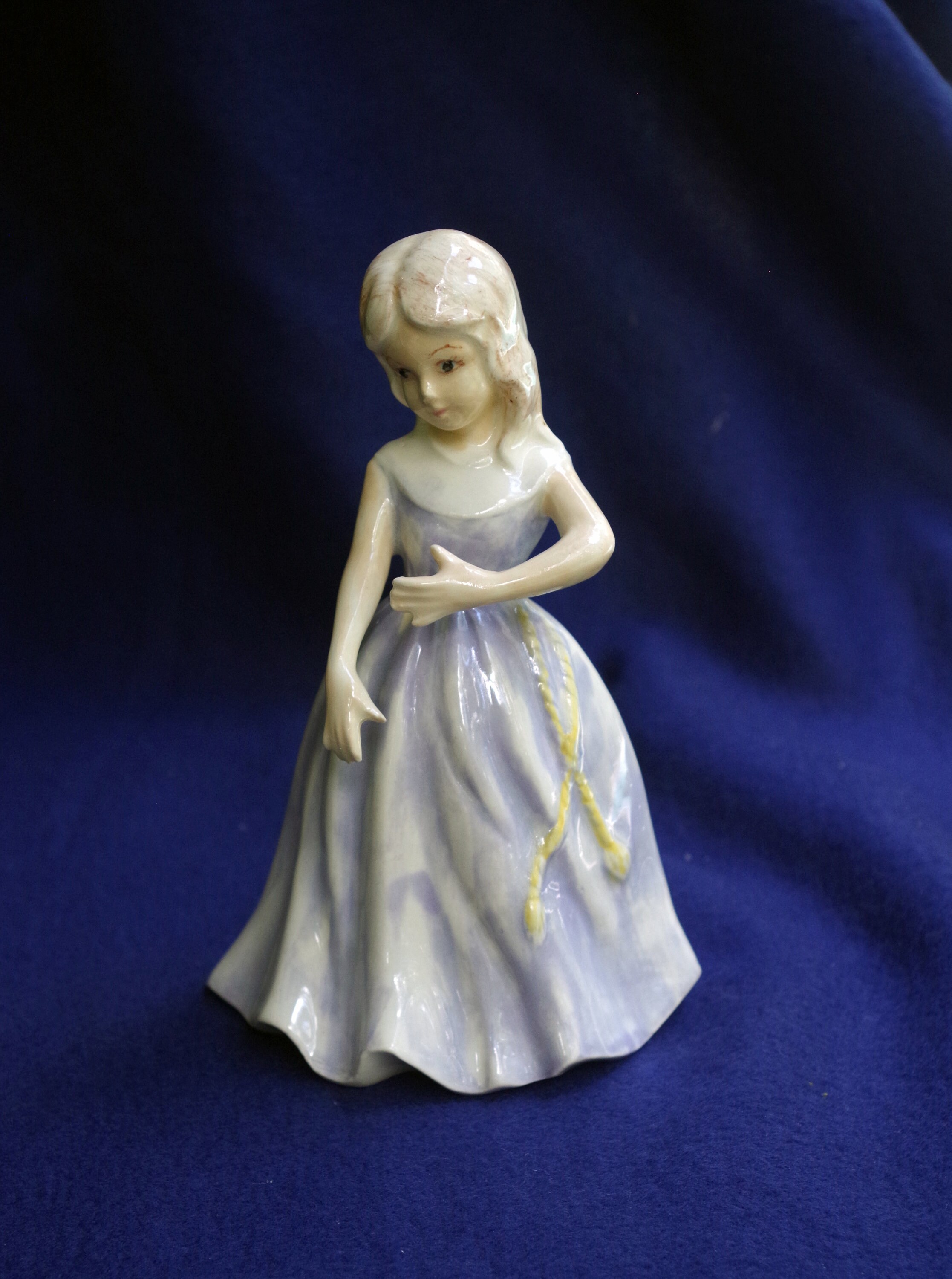 Ceramic girl figurine