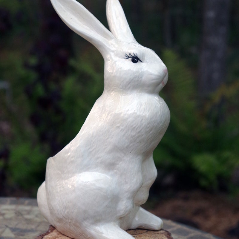 Rabbit Planter - Etsy