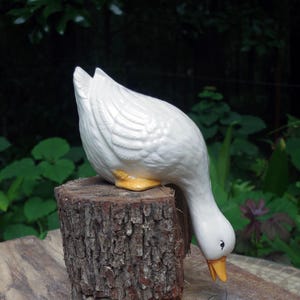 11 inch ceramic shelf duck/geese figurine