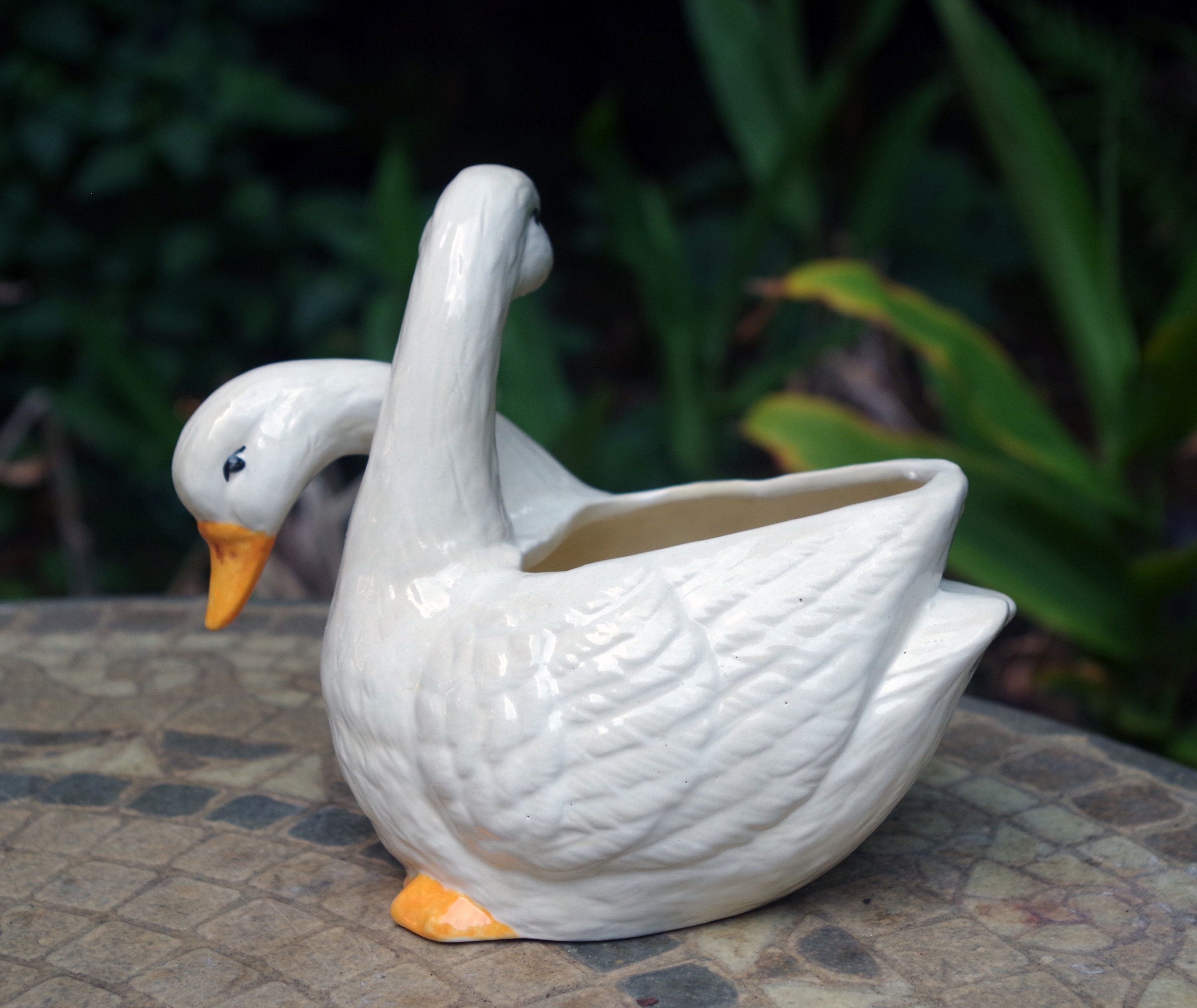 Double Headed Duck Planter - Etsy