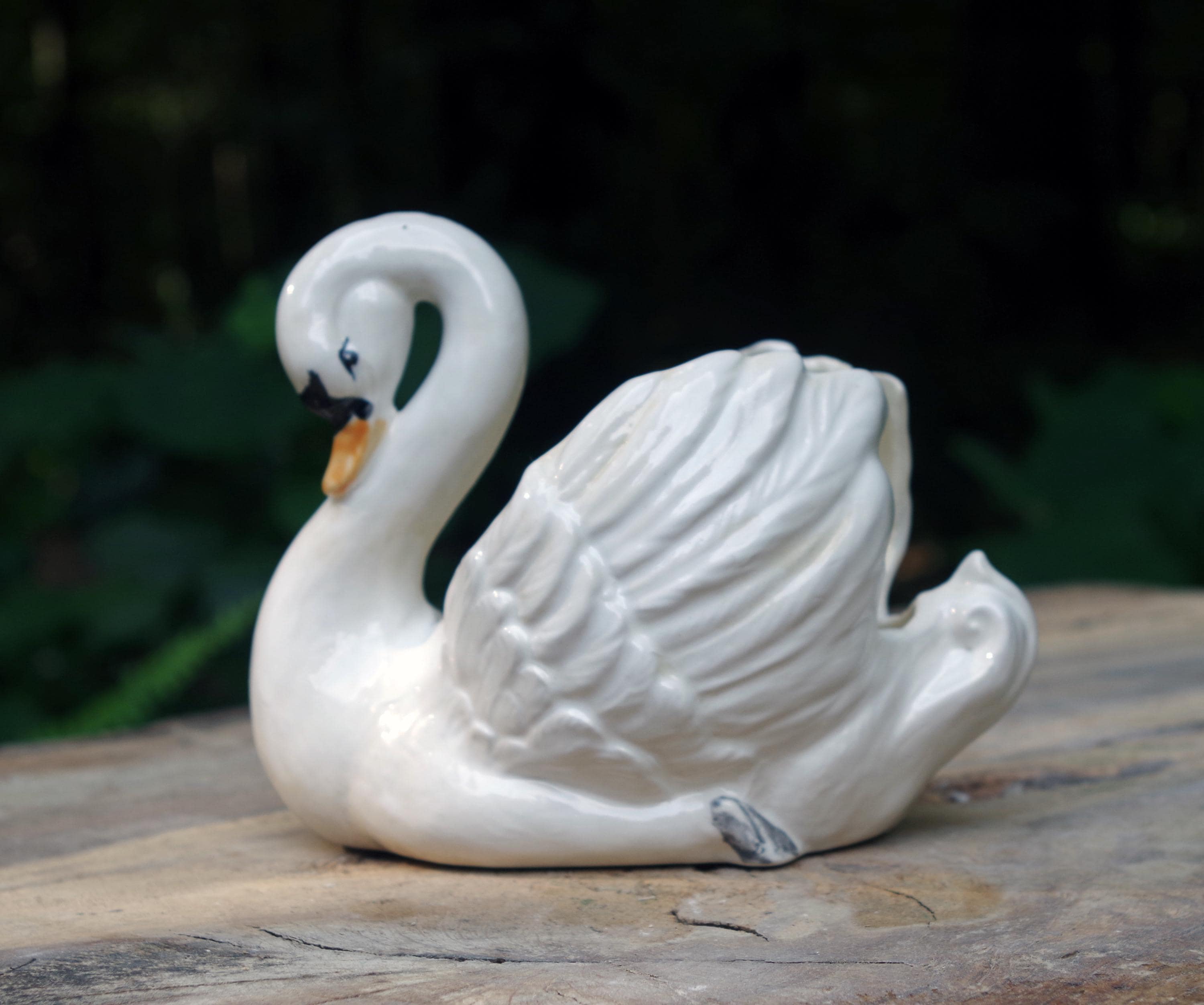 Ceramic swan - Etsy 日本