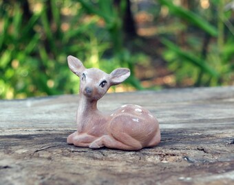 Deer Fawn left face