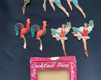 Fotos antiguas de cócteles y aperitivos, alrededor de 1941