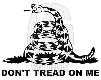 Don&#39;t Tread On Me SVG DXF PDF jpg png, Patriotic svg, Digital Files, Flag, America svg, Cut File, Ready to Cut, Cricut Ready