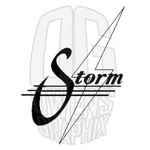Salt Fork Storm Classic Logo SVG DXF pdf jpg png, svg, Digitaal, sport, sticker, SFS, Illinois, vinyl, shirt, Klaar om te knippen, Cricut Ready