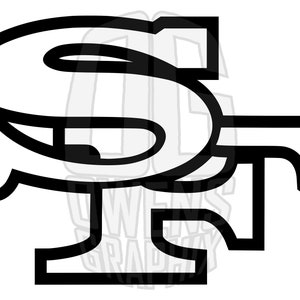 Salt Fork Storm Sf Logo SVG DXF PDF jpg png, svg, Digital File, sports, sfs, youth, decal, vinyl, shirt, Ready to Go, Cricut