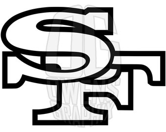 Salt Fork Storm Sf Logo SVG DXF PDF jpg png, svg, Digital File, sports, sfs, youth, decal, vinyl, shirt, Ready to Go, Cricut