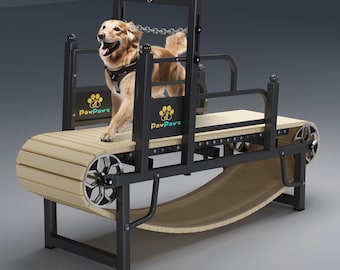 Pawpaw’s Dog Treadmill for Large Dogs, Medium Dogs. Dog Pacer Treadmill for Healthy & Fit Dog Life. Dog Treadmill for Dogs up to 220 lb