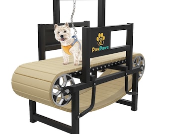 PawPaw's Dog Treadmill for Small Dogs, Mini Dog Slatmill for Healthy and Fit Dog Life, Dog Treadmill for Indoor Outdoor