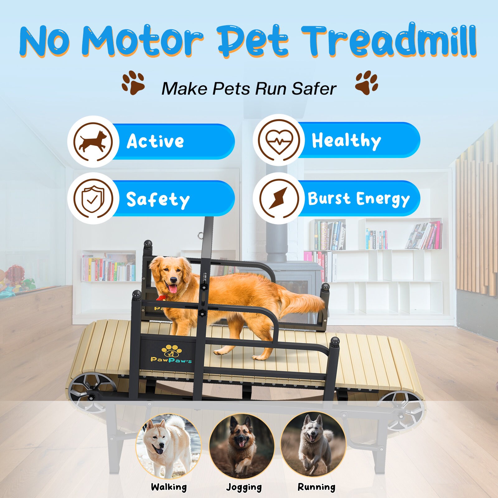 Pawpaws Dog Treadmill for Large Dogs Medium Dogs. Dog Pacer Treadmill for Healthy Fit Dog Life. Dog Treadmill for Dogs up to 220 Lb Etsy