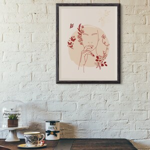Fashion Woman Print, 1er Set Galerie Kunstdruck