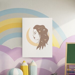 Manifest | Moon Women Fashion, Gallery Wall Art Printable