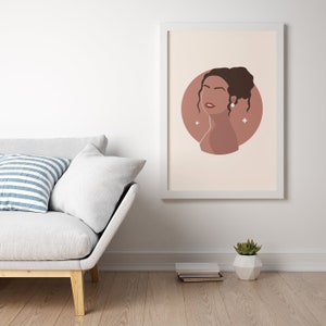 Fashion Woman Print, 1er Set Galerie Kunstdruck