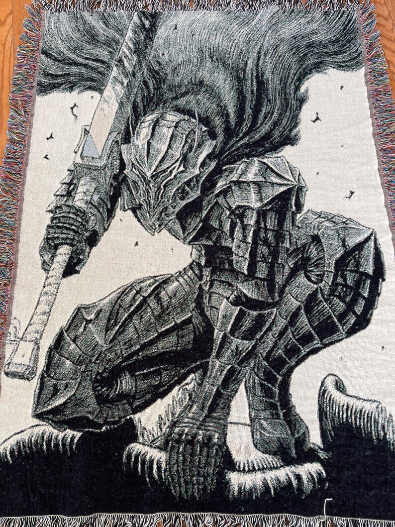 Guts Armor Woven Blanket Etsy
