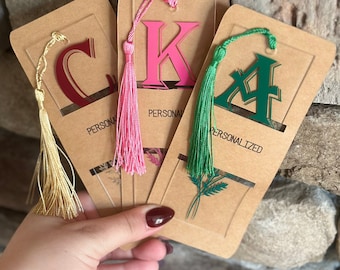 Acrylic Bookmark, Personalized Bookmark, Custom Bookmark, Book Lover Gift, Bridesmaid Gift, Stocking Stuffer, Book Accessory, Teacher Gift