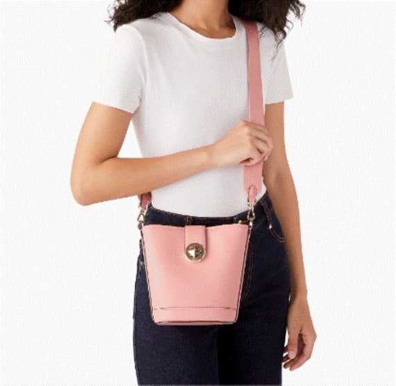 Kate Spade Audrey Mini Bucket Bag NWT Donut Pink K8103 Gorgeous Elegant Cute Shipping
