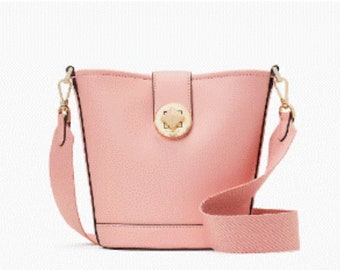 Kate Spade Audrey Mini Bucket Bag - NWT - Donut Pink K8103 - Gorgeous ! Elegant ! Cute ! Free US Shipping