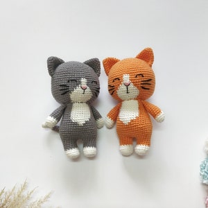 Cat crochet pattern / Cat amigurumi pattern / plushies crochet pattern / animal crochet pattern / meow crochet pattern  / ENGLISH / PDF