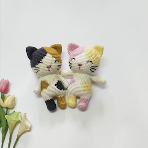 Cat crochet pattern / Cat amigurumi pattern / plushies crochet pattern / animal crochet pattern / meow crochet pattern / ENGLISH / PDF