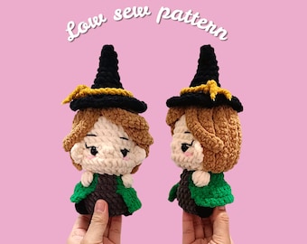 Wizard Crochet Doll Pattern: McGonagall Inspired (PDF Pattern)
