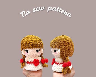 Annabella Häkelpuppe Schnittmuster Low-Sew Plüsch (PDF Pattern)
