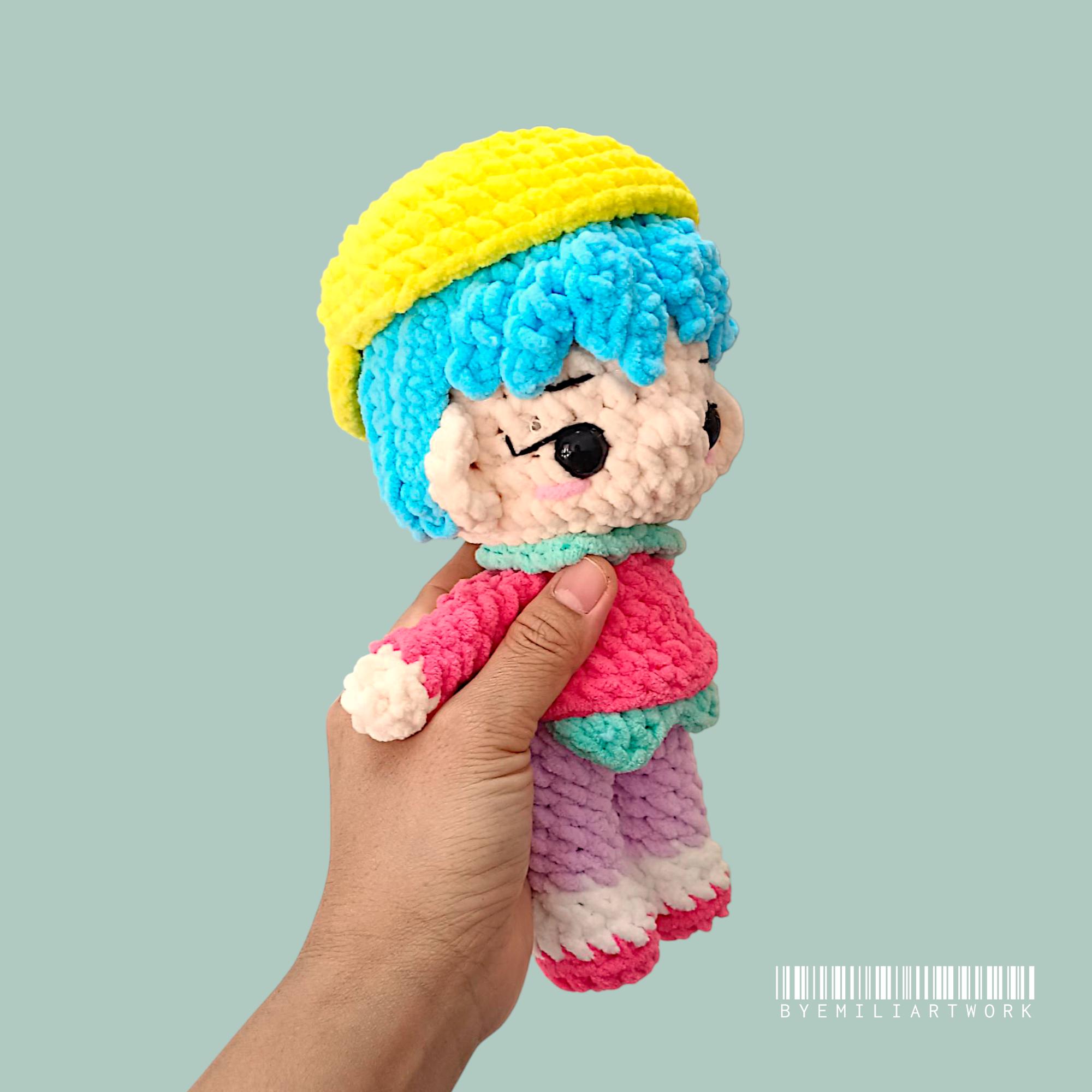 K-pop Crochet Doll Pattern, Amigurumi Style (PDF Pattern) - Etsy