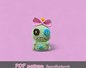 Patrón de crochet Scrump: Peluche amigurumi (Descarga PDF)