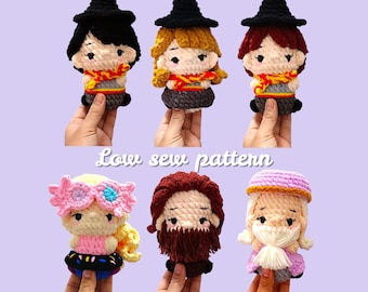 Wizard Inspired Crochet Doll Pattern: Amigurumi (PDF Pattern)